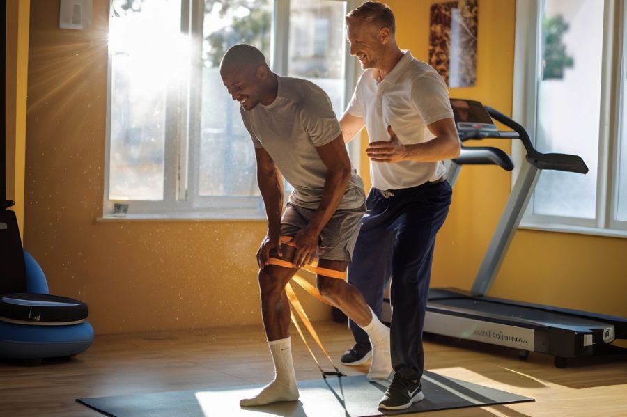 man-in-rehab-working-on-legs-after-motorcycle-accident-Road-Warrior-Law